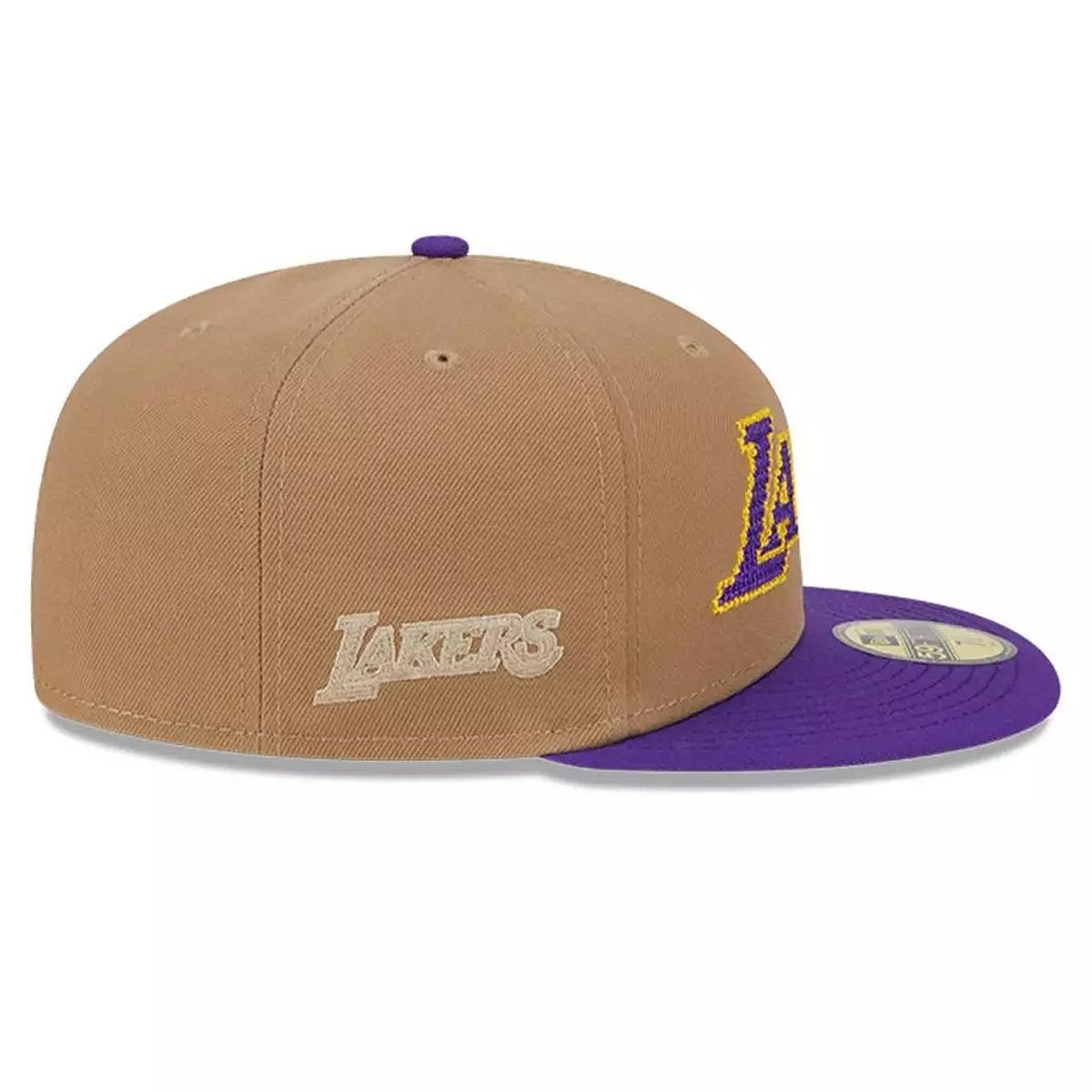 NEW ERA - Jockey Gorra New Era 59Fifty Los Angeles Lakers NBA Classic Wordmark Beige