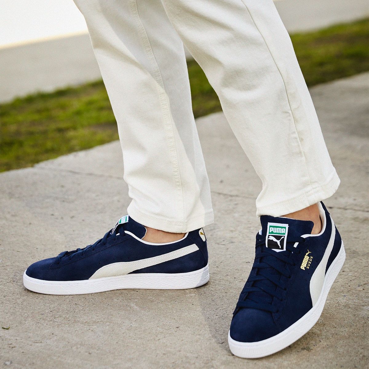 PUMA - Suede Classic Xxi Zapatilla Urbana Hombre Azul Puma