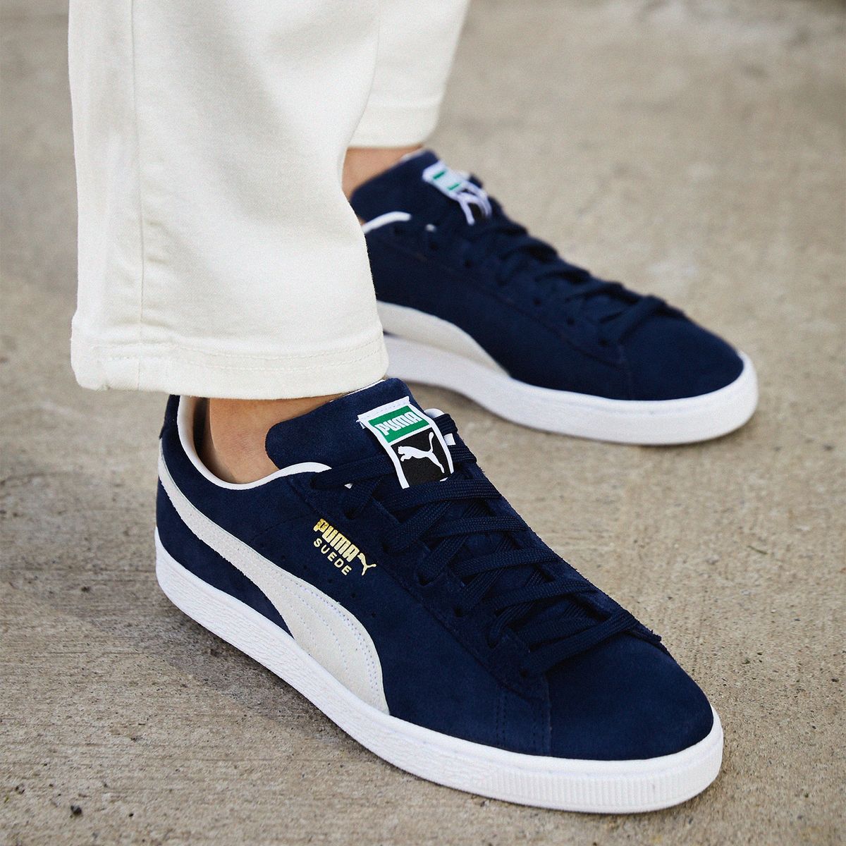 PUMA - Suede Classic Xxi Zapatilla Urbana Hombre Azul Puma
