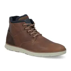 BULLBOXER - Zapatillas Caña Alta Hombre Cuero Finsbury-6-61 Brandy