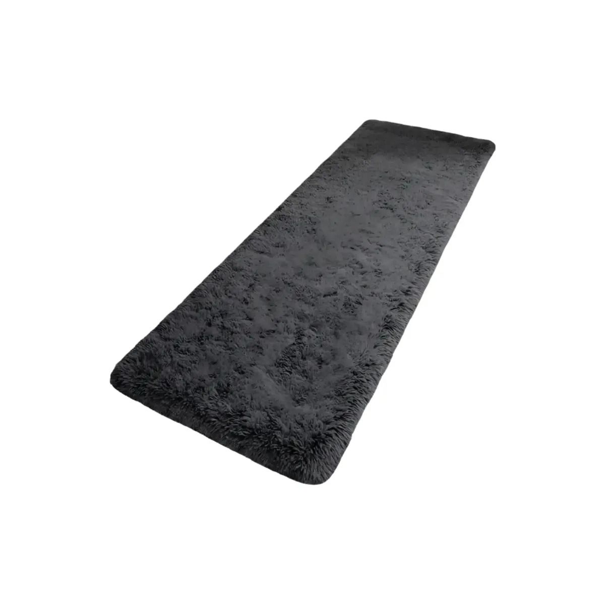 GENERICO - ALFOMBRA BAJADA DE CAMA PASILLERA GRIS OSCURO