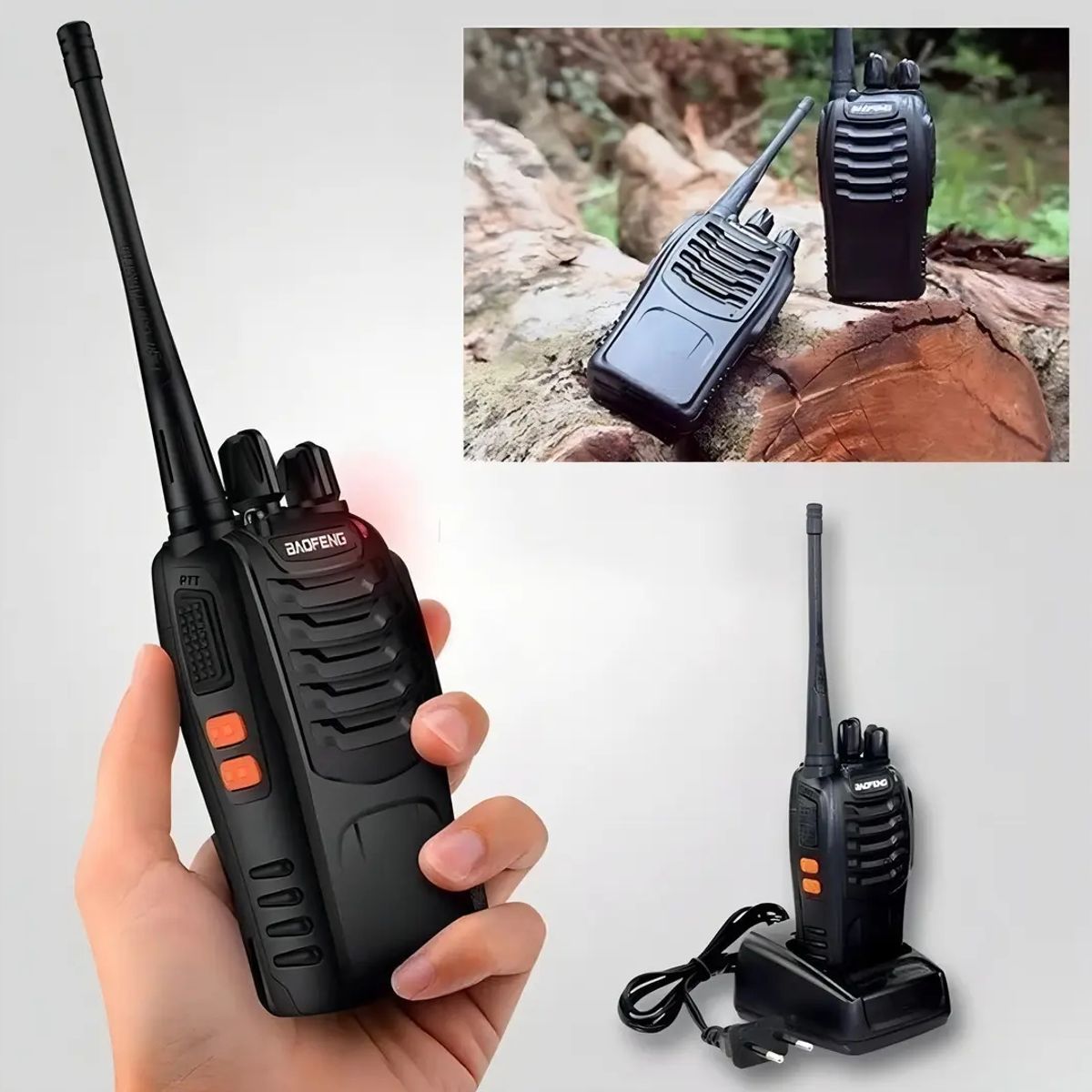 BAOFENG - 2 Radio Transmisor Walkie Talkie Bf-777s Baofeng walkie talkie