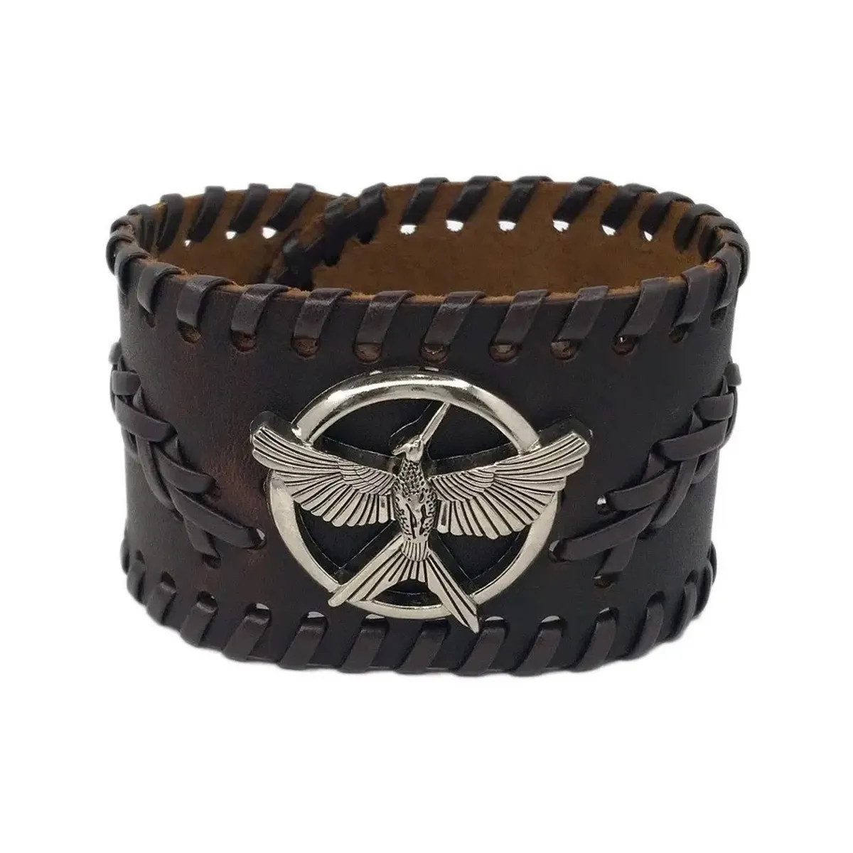 GENERICO - Brazalete Cuero Hombre Águila