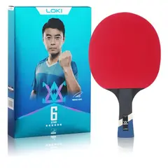 LOKI - Paleta Tenis De Mesa 6 Estrellas Carbono