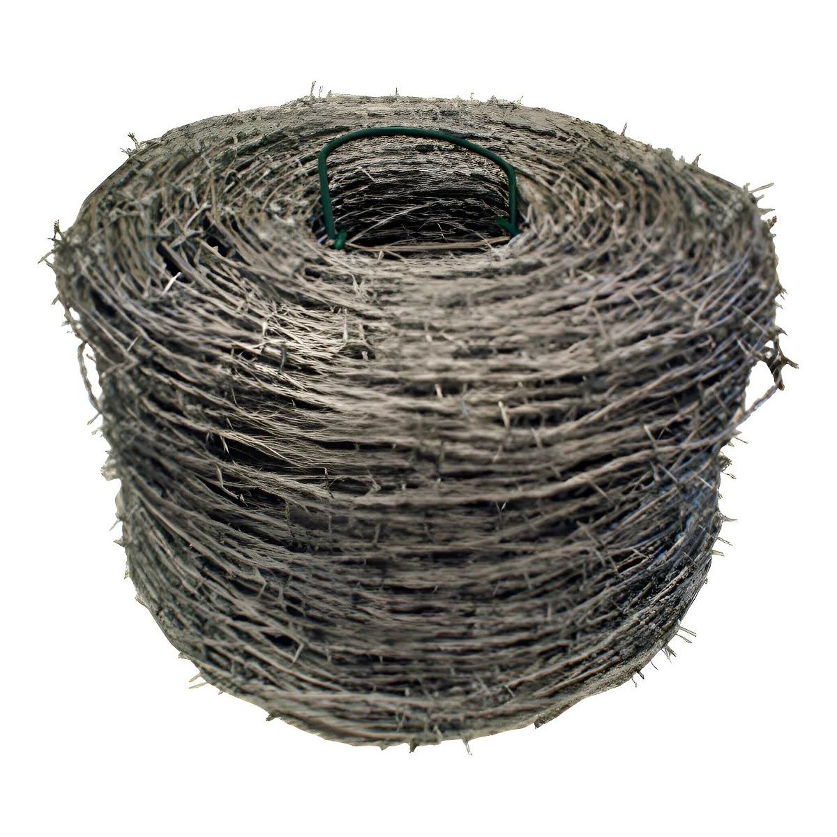 METALFER - Alambre De Puas Rollo 16 X 275 Mt Color Plateado