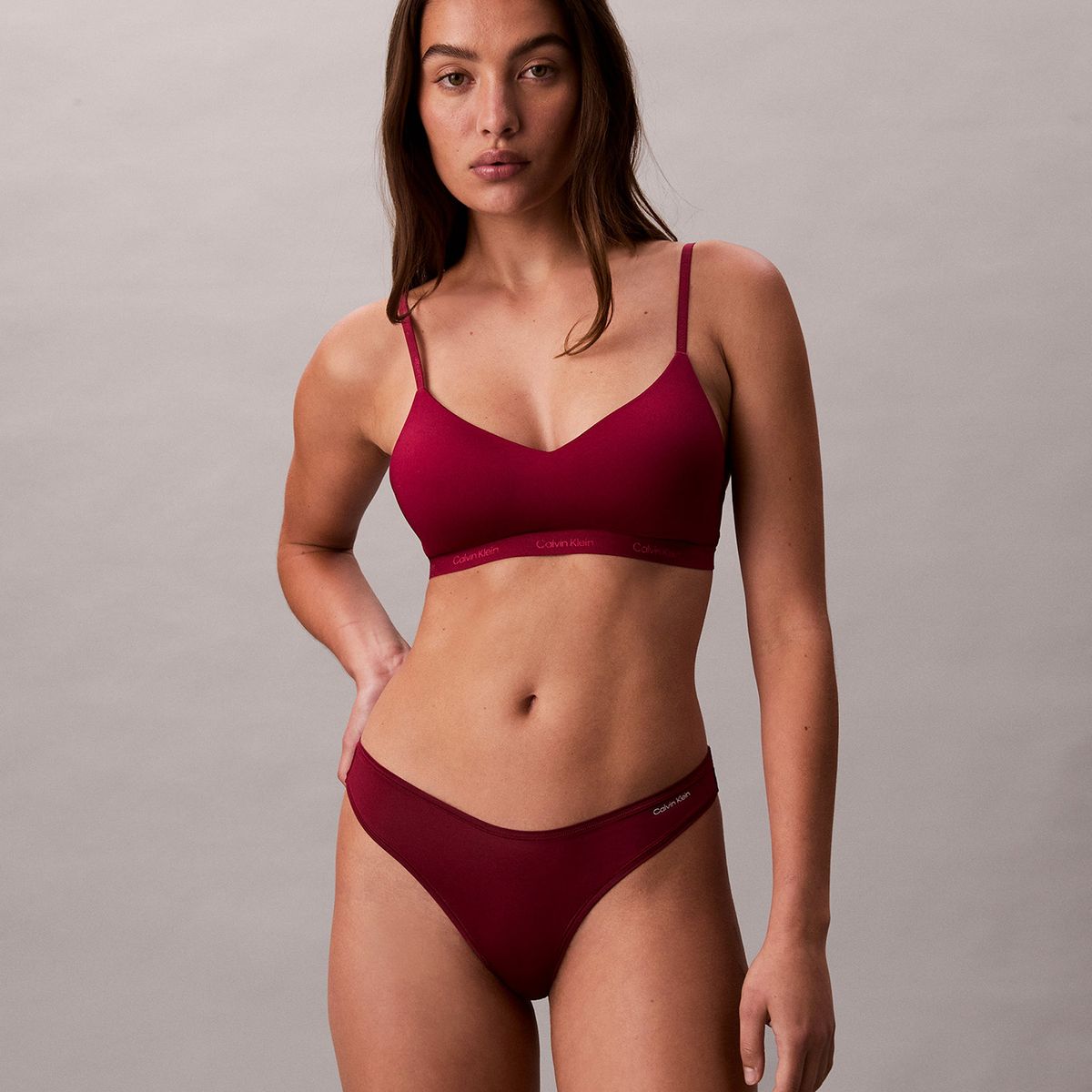CALVIN KLEIN - Colaless Ideal Stretch Micro Rojo Calvin Klein