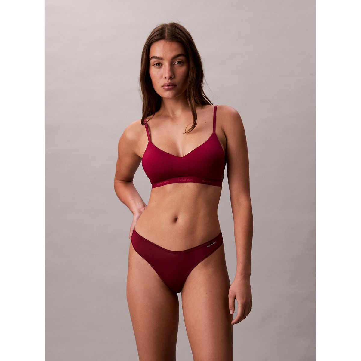 CALVIN KLEIN - Colaless Ideal Stretch Micro Rojo Calvin Klein
