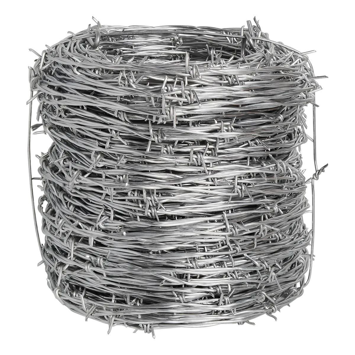 METALFER - Alambre De Púas Rollo 14 X 100 Mt Alta Resistencia