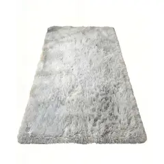 GENERICO - ALFOMBRA BAJADA DE CAMA PASILLERA GRIS CLARO