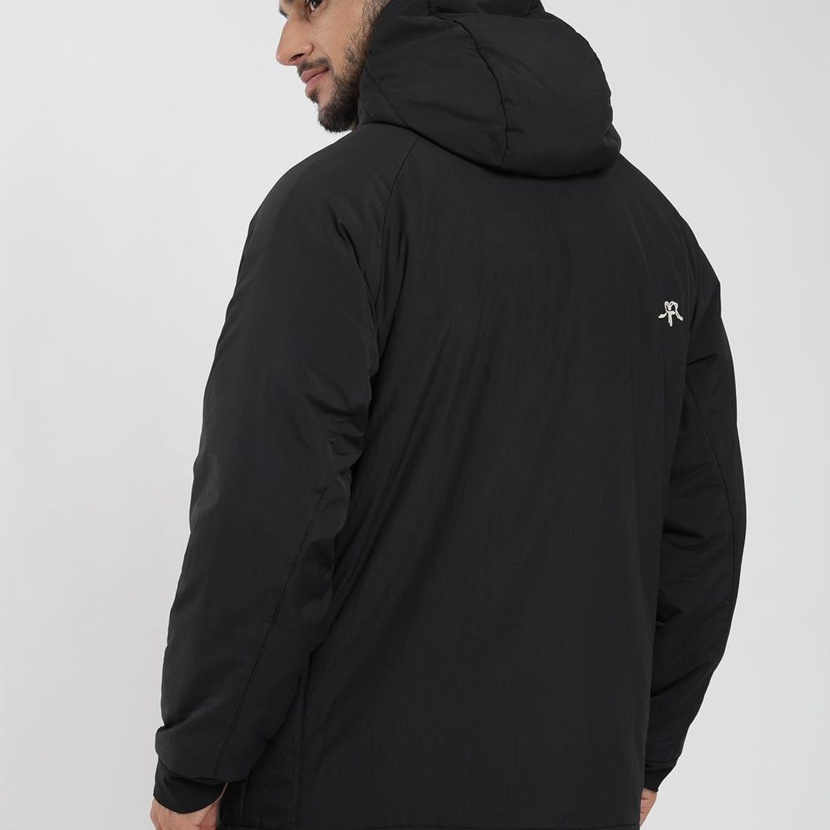 KAYA UNITE - Parka Aysen Autoempacable Hombre Negro