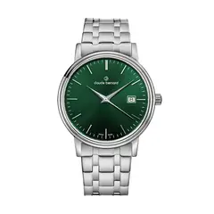 CLAUDE BERNARD - Reloj Classic 42 Silver Green Hombre
