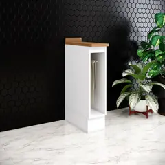 HOME MOBILI - Mueble de Cocina Toallero Americana Blanco