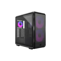 COOLER MASTER - Gabinete Modular MasterFrame 600 Mesh, Mid Tower, 4 Ventiladores ARGB, E-ATX, Negro