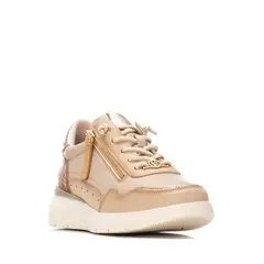 CARMELA - Zapatillas Cuero Mujer Efa-0-30 Beige