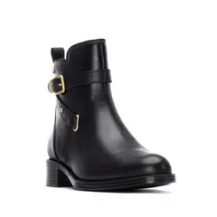 CARMELA - Botines Cuero Mujer Erine-6-75 Negro