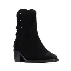 CARMELA - Botines Cuero Mujer Rossella-6-63 Negro