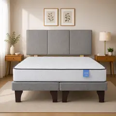 GAEX - Cama Europea 2 Plazas 190 Rest Respaldo Everest
