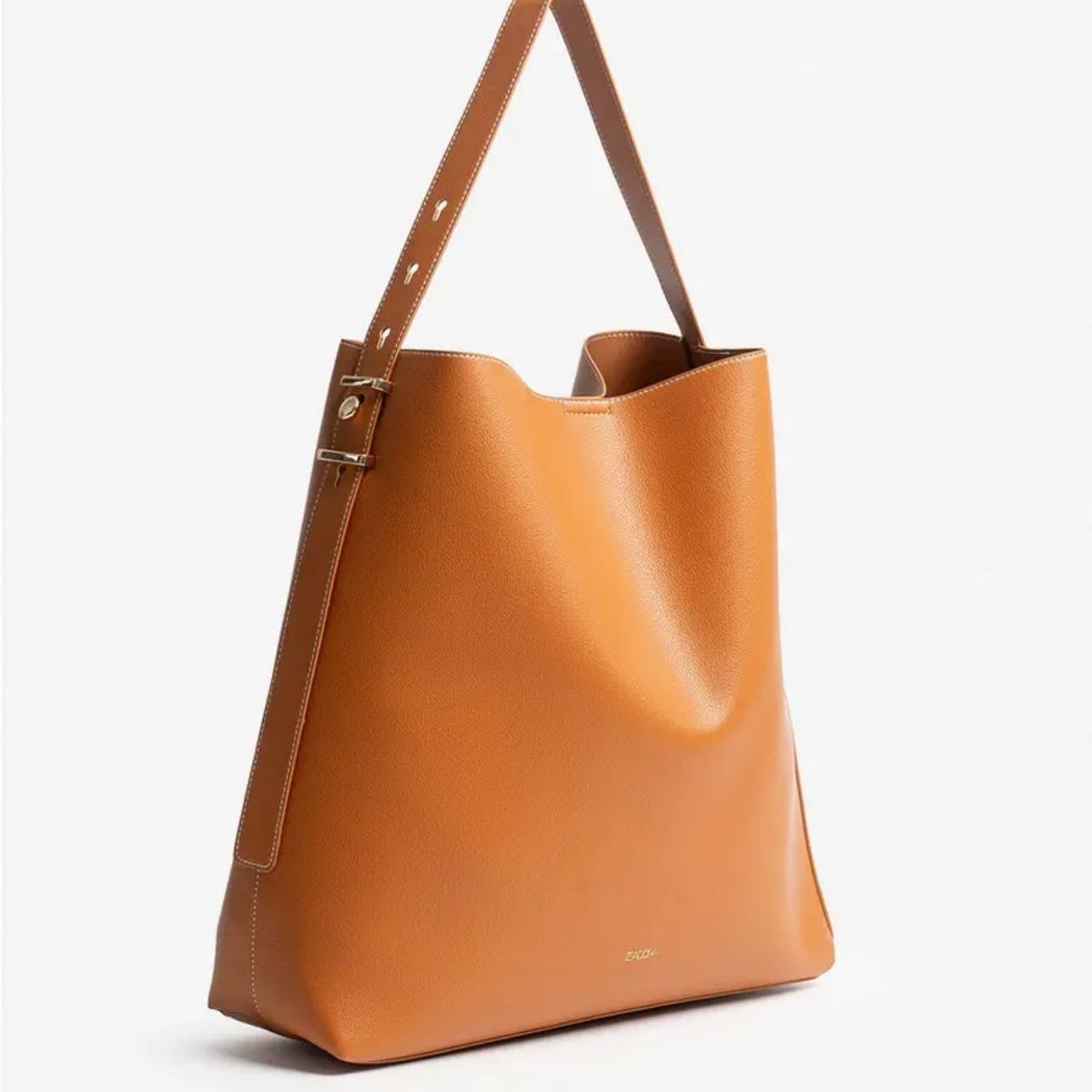 GENERICO - CARTERA BIG SIZA CAFÉ CLARO 40X39X12