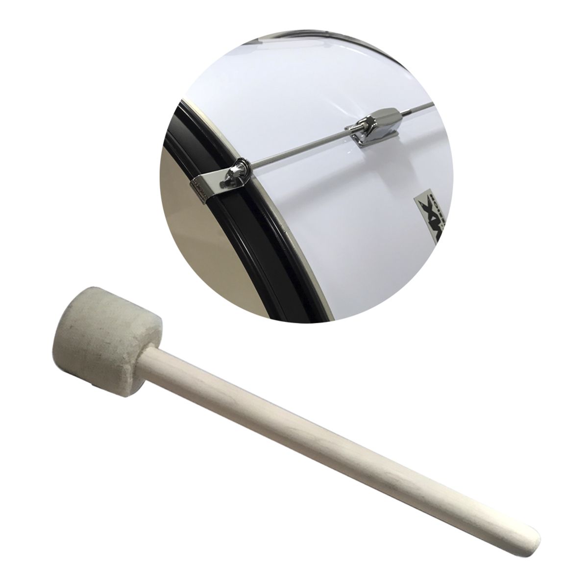 RMX - BOMBO DE BANDA 26X14 CON ARNES MBS2614SLA RMX
