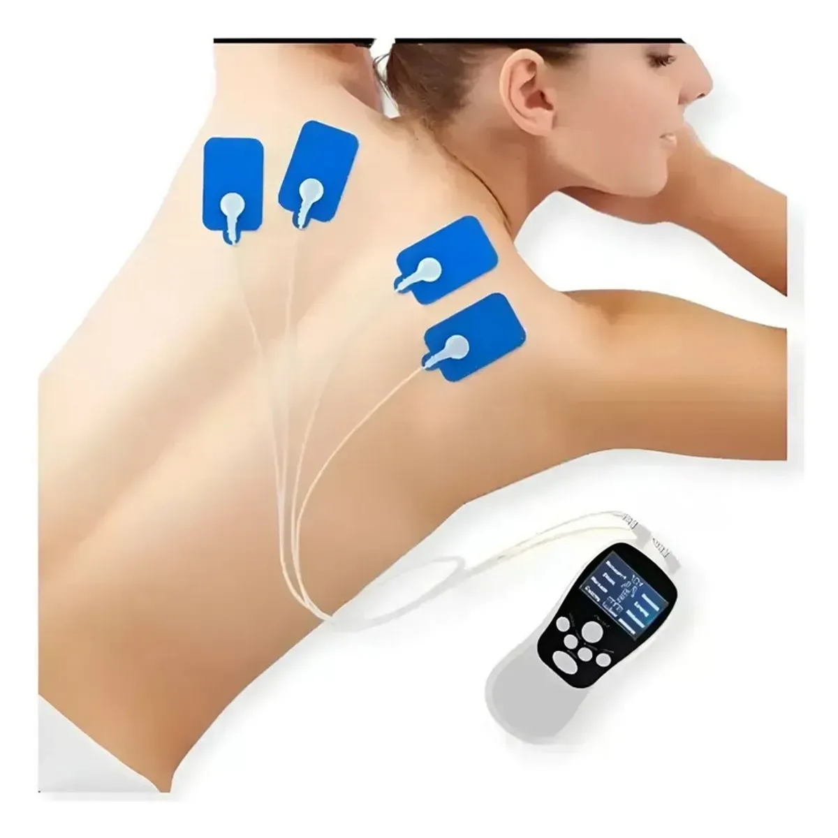 GENERICO - Masajeador Electrofísico 4p, Electro Estimulador Tens Recargable