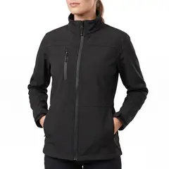 FOUR - Chaqueta Softshell Mujer Impermeable - Negra
