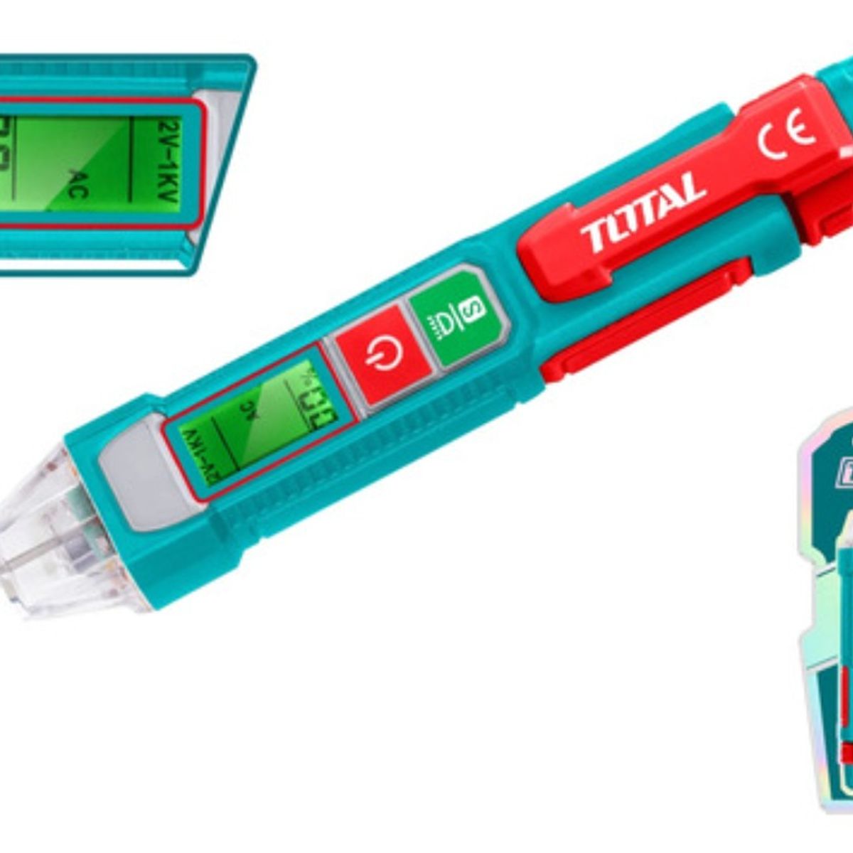TOTAL - Lapiz Detector De Voltaje Digital Total 12v-1kv