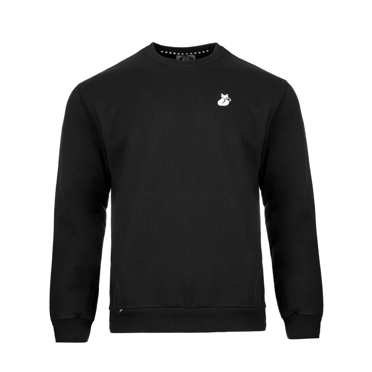 TILKI - Crew Neck Agir Tilki Lehinde NegroBlanco