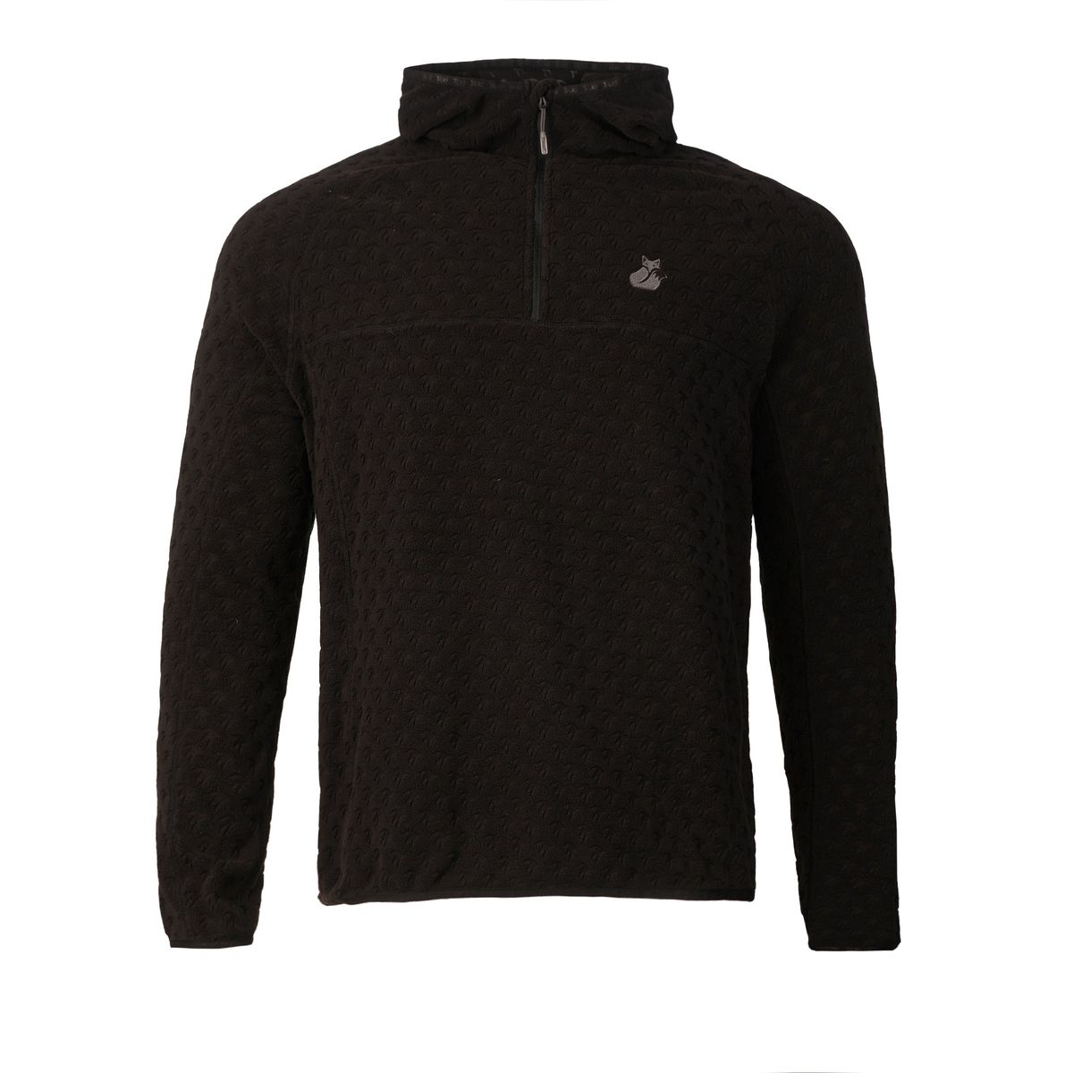 TILKI - Micropolar Con Gorro Tilki Temel Negro