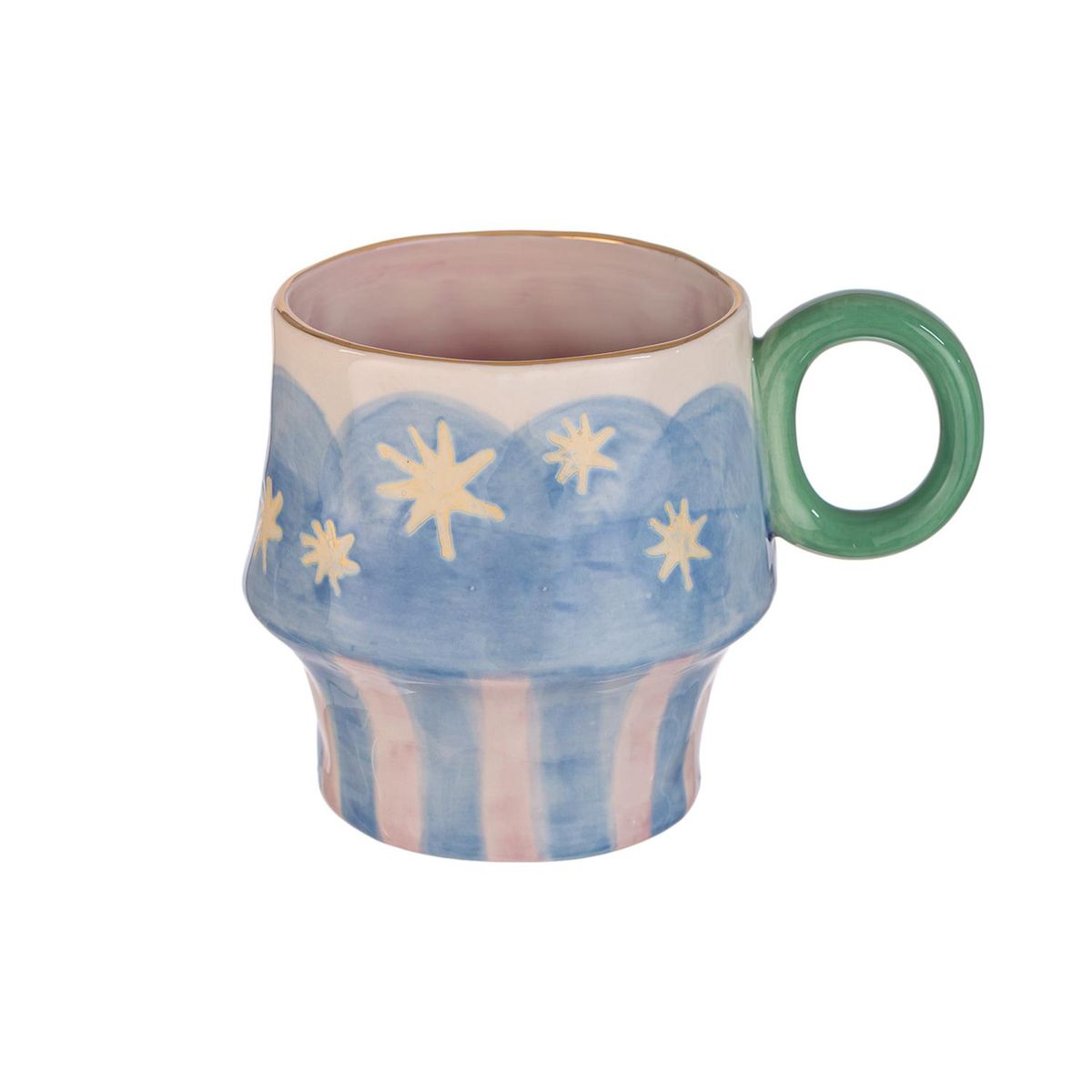 ADAGIO TEAS - Taza Cerámica con Base Celeste 500 ml