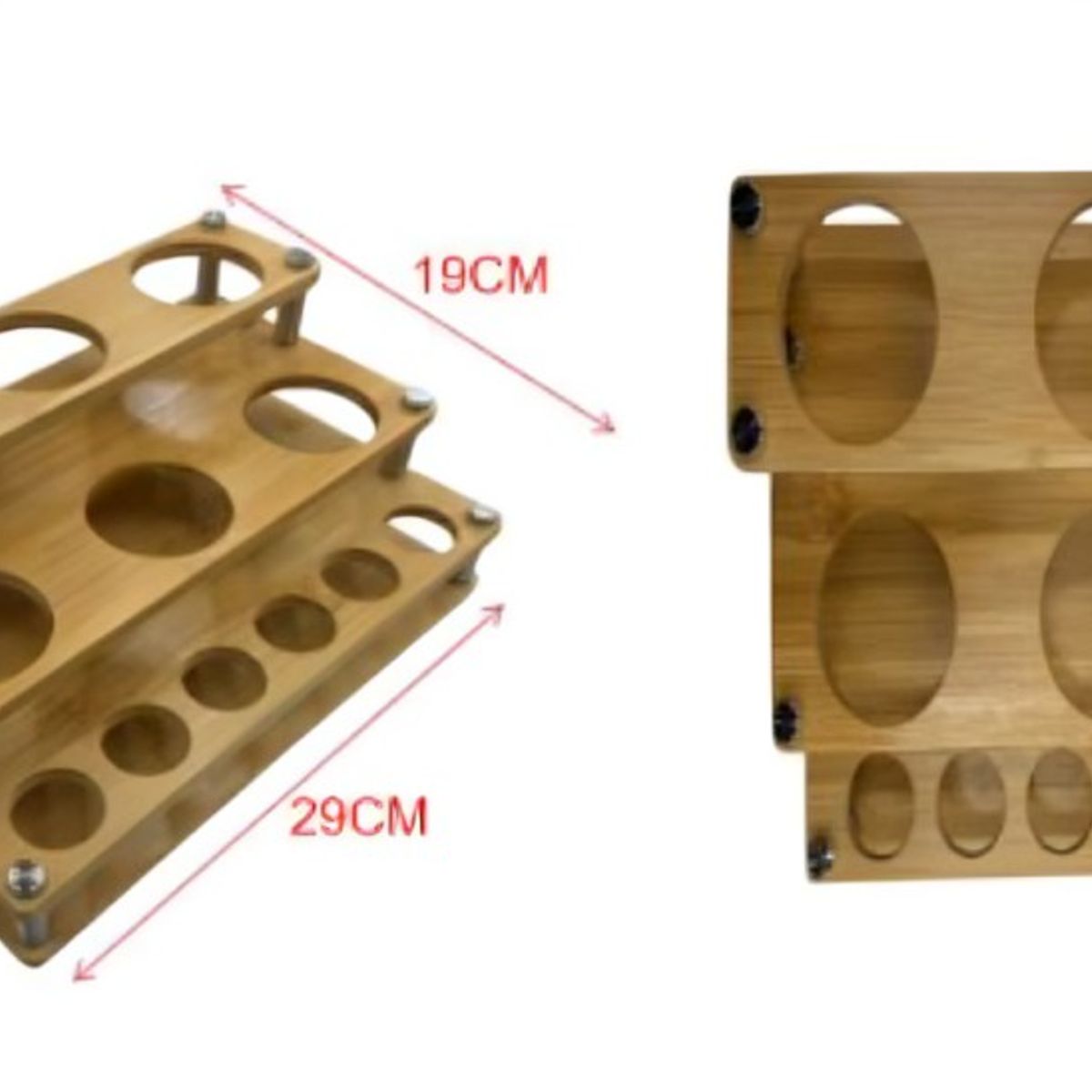 GENERICO - Organizador de Especias de Madera 3 Niveles