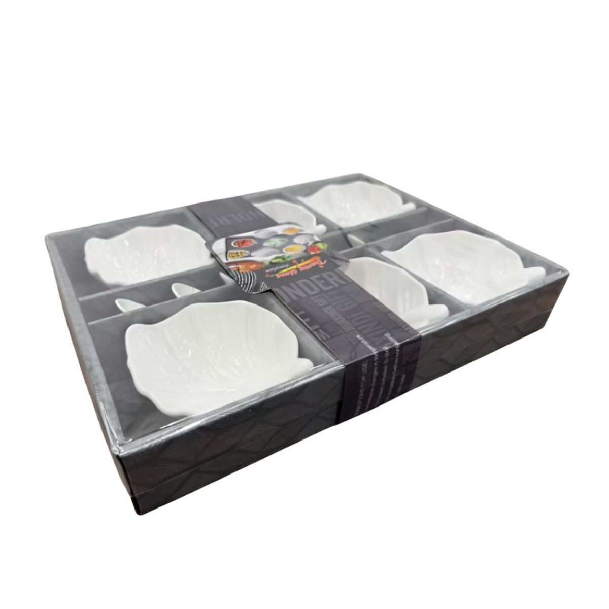 GENERICO - Set de Loza 6 Piezas Platos para Aperitivo o Postre