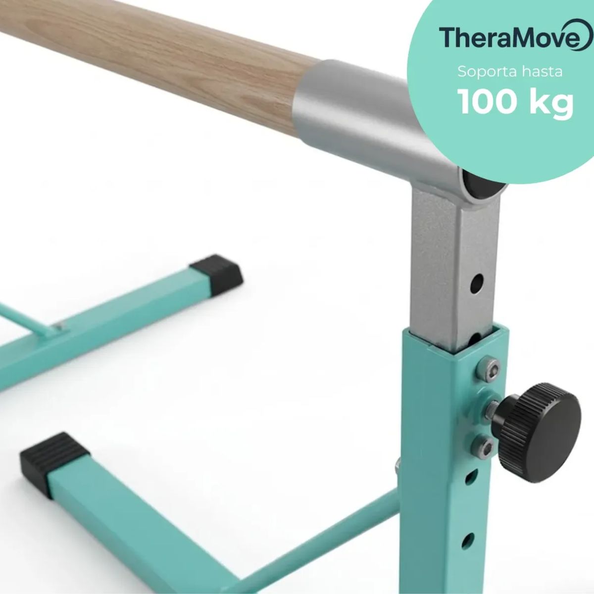 GENERICO - Barra Gimnasia Profesional Plegable Ajustable 110-180 cm, Entrenamiento Deporte Theramove