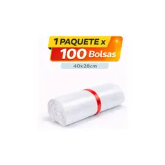 GENERICO - Pack X100 Bolsas De Embalaje Courier Autoadhesiva 40x28cm