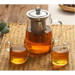 GENERICO - Tetera de Vidrio con Filtro 750 ml - Jarra para Té con Infusor