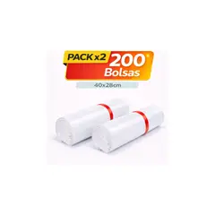 GENERICO - Pack X200 Bolsas De Embalaje Courier Autoadhesiva 40x28cm