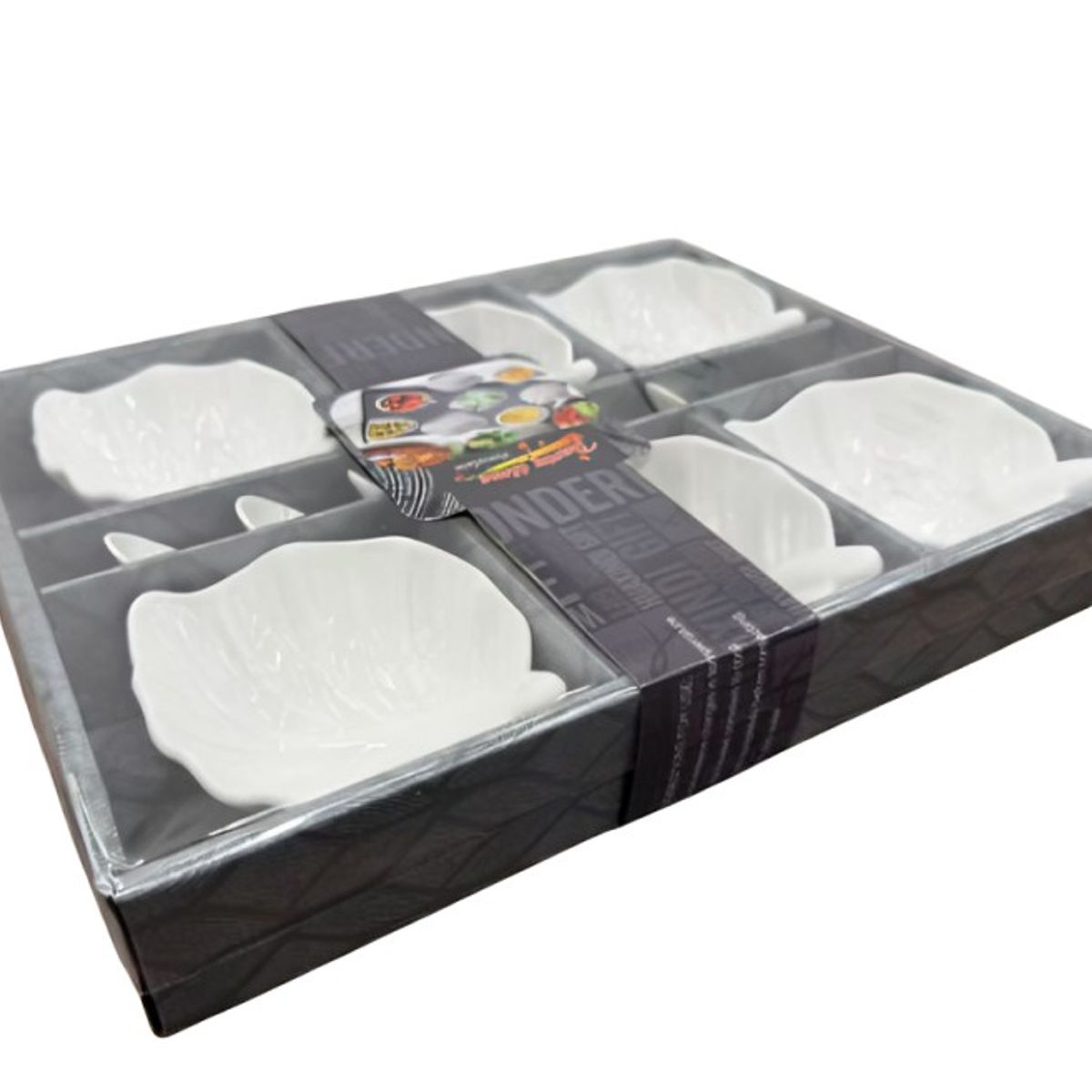 GENERICO - Set de Loza 6 Piezas Platos para Aperitivo o Postre