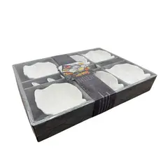 GENERICO - Set de Loza 6 Piezas Platos para Aperitivo o Postre