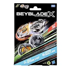 BEYBLADE - X Gale Wyvern 3-60t & Sword Dran 3-80b Gris Dual