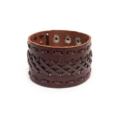GENERICO - Brazalete Cuero Hombre Infinitos
