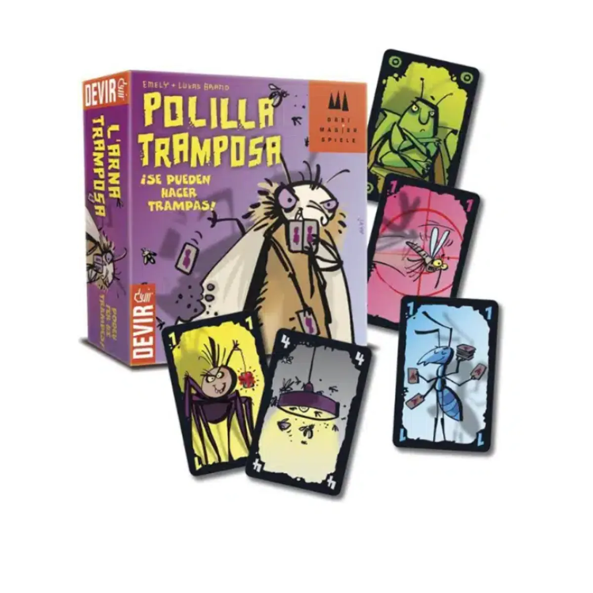 DEVIR - JUEGO DE MESA LA POLILLA TRAMPOSA EN ESPAÑOL