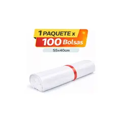 GENERICO - Pack X100 Bolsas De Embalaje Courier Autoadhesiva 55x40cm