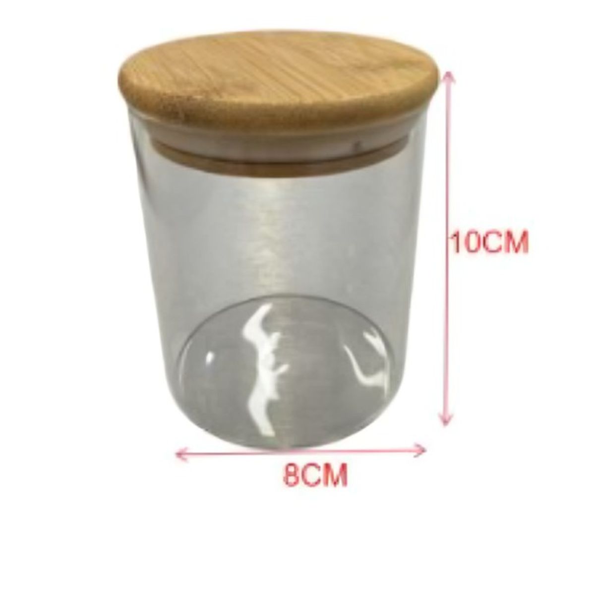 GENERICO - Set Condimentero de Vidrio con Base de Madera Organizador de Especias con Frascos