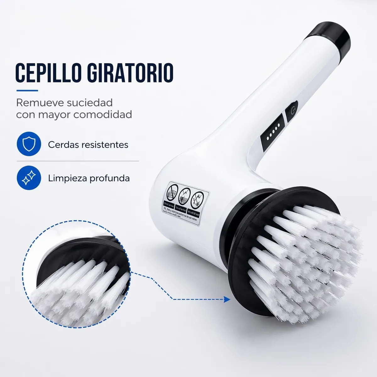 MOVI - Cepillo de Limpieza CleanForce™ 9 en 1 - Limpia rincones del hogar facilmente y sin esfuerzo