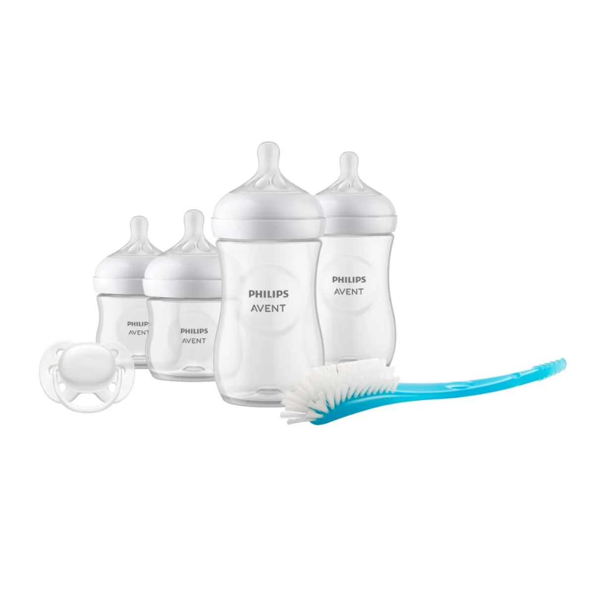 AVENT - Set Regalo Natural Response Philips Avent SCD83811 Mamaderas + Cepillo + Chupete