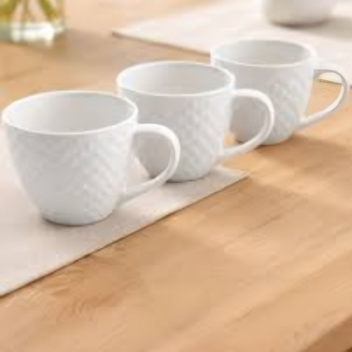 GENERICO - Set de Tazas 4 Piezas con Platos Juego de Café