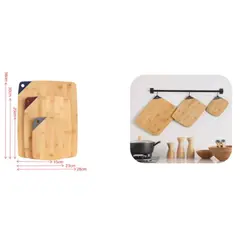 GENERICO - Juego de Tablas de Cocina tabla de Cortar Madera