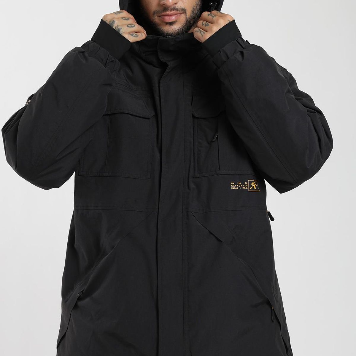 KAYA UNITE - Parka Volcano Hombre Negro