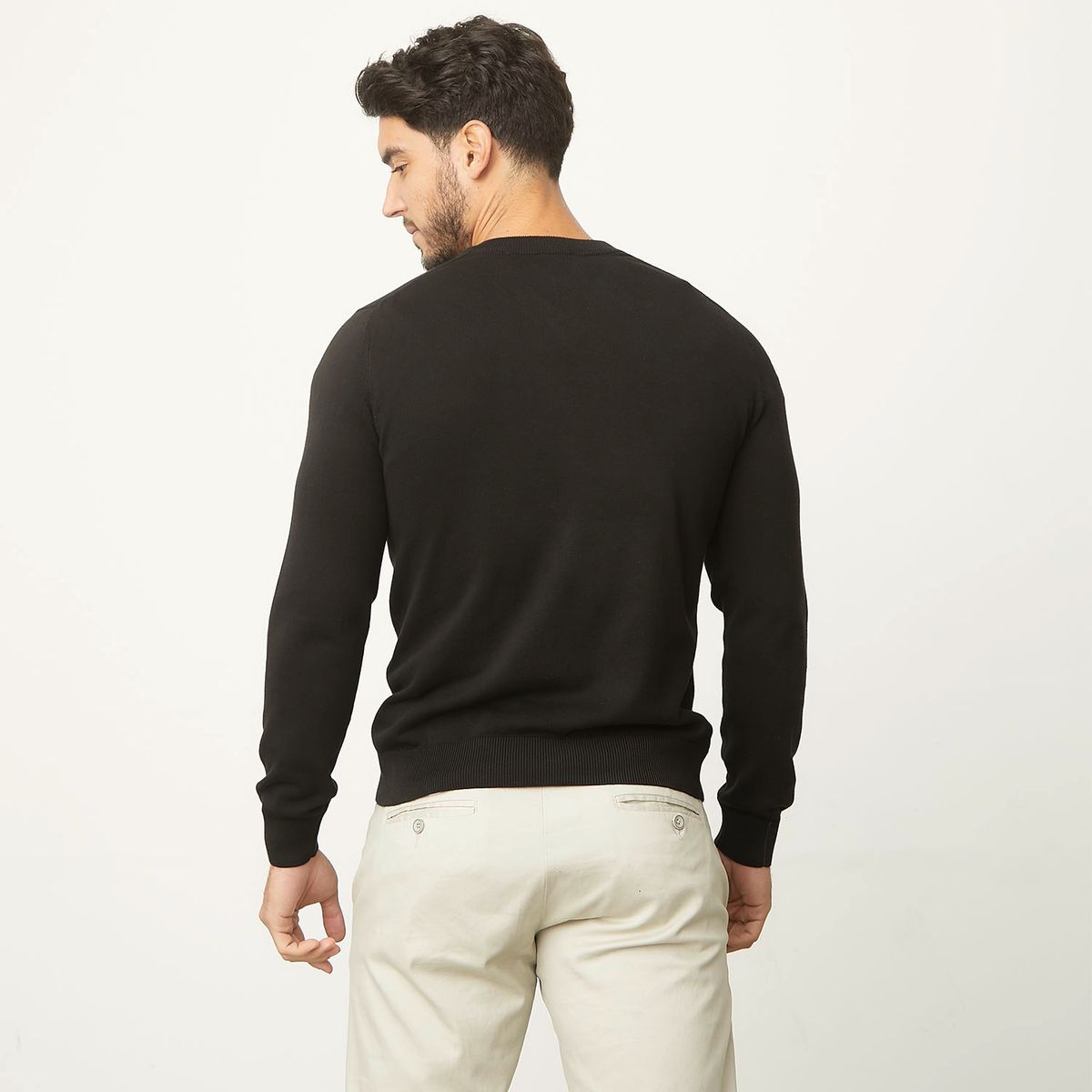 LACOSTE - Sweater Cuello V Hombre Lacoste