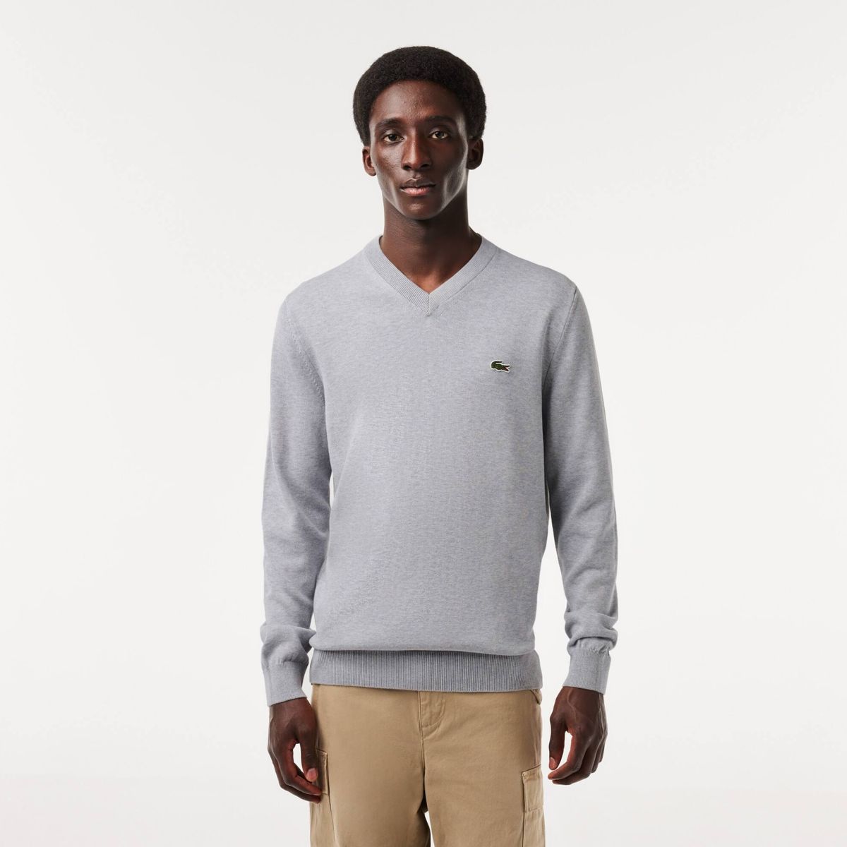 LACOSTE - Sweater Cuello V Hombre Lacoste