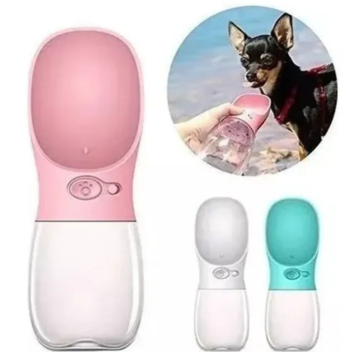 OEM - Bebedero Portátil Para Mascotas Botella Dispensadora Agua